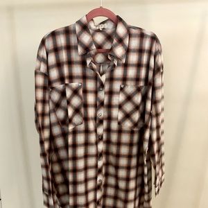 Oversized Plaid Dress